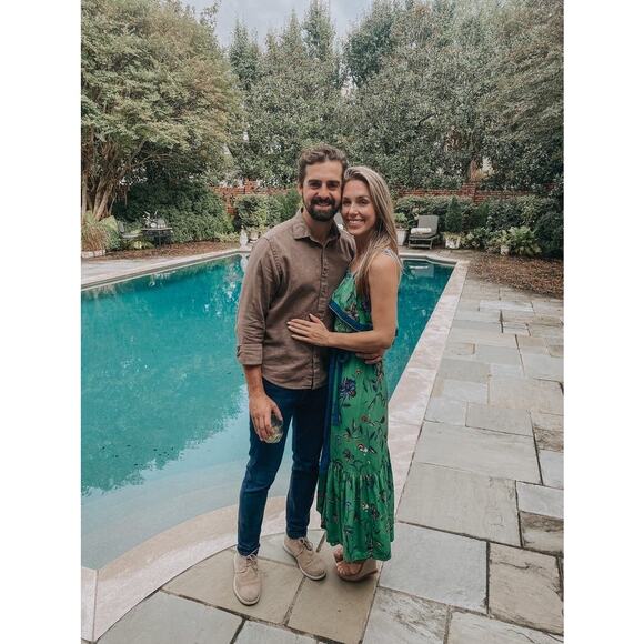 DEREK LAM Green Floral 100% Silk Ruffled Popover Cami Style Midi Dress Size 2 - Picture 14 of 15